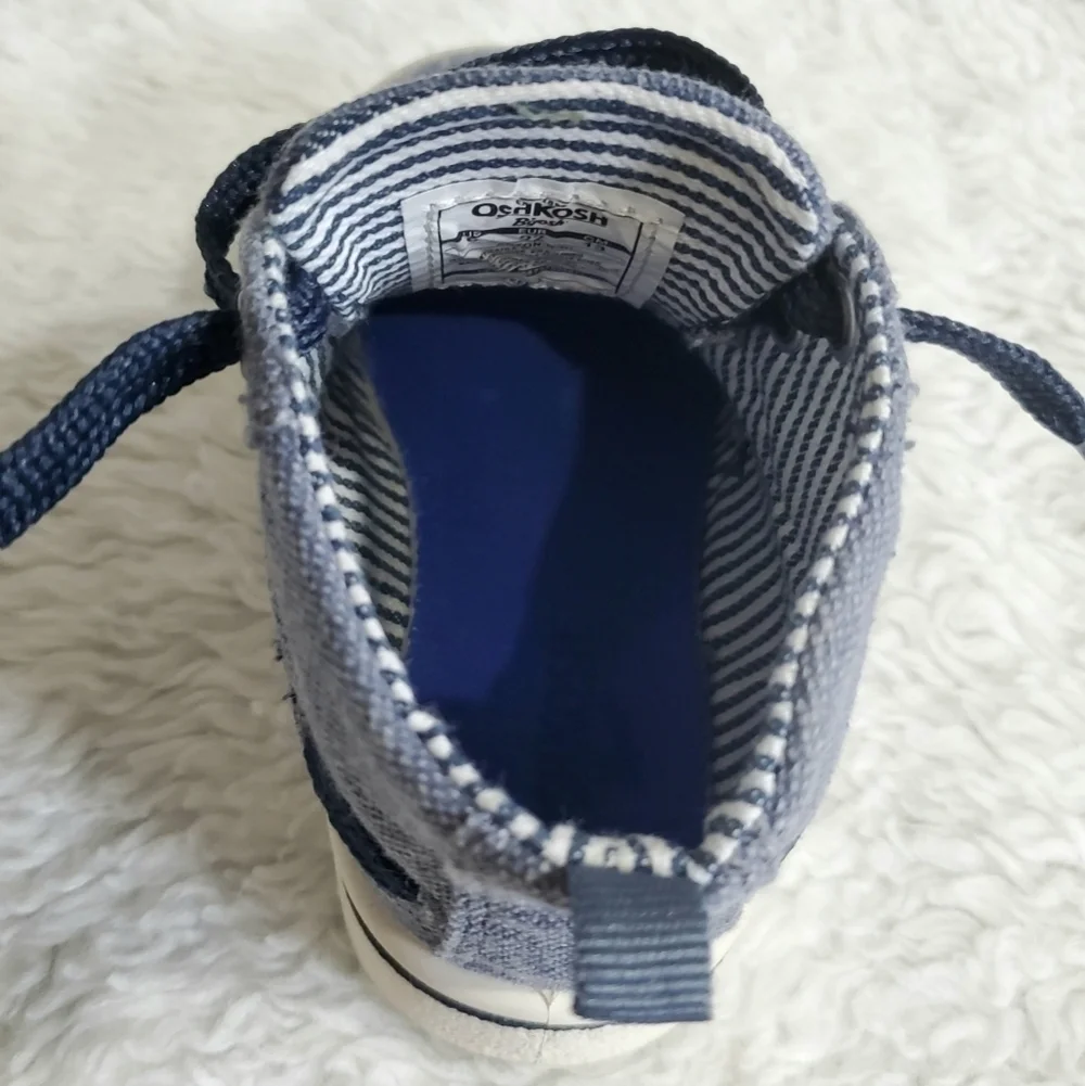 OSHKOSH B'Gosh Denim High Top Baby Sneakers